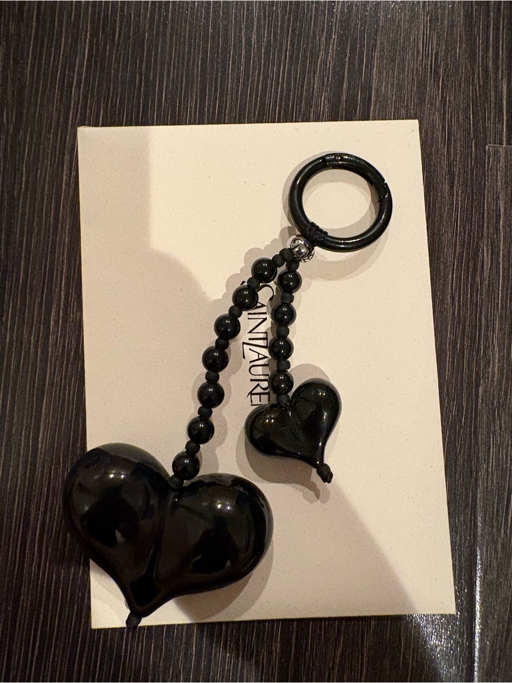 String ting Big Love Obsidian Shorty Bag Charm